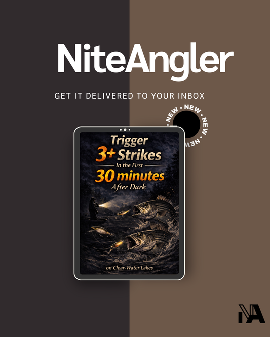 Night Strikes, Trigger 3+ Bites In The First 30 Minutes On Clear Water Lakes